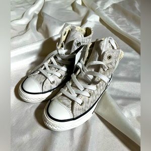 Brand New White Converse Girl Shoe